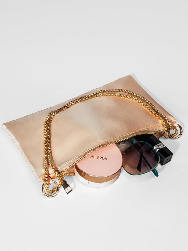 oscaurt Women's Evening Handbag Satin Shoulder Bag Purse for Prom Engagement Cocktail Party Wedding - Image 5